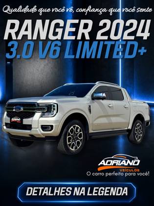 FORD RANGER 3.0 V6 TURBO DIESEL CD LIMITED 4X4 AUTOMÁTICO FORD RANGER 3.0 V6 TURBO DIESEL CD LIMITED 4X4 AUTOMÁTICO